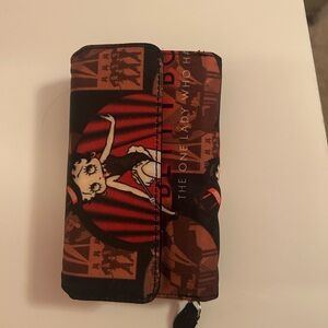 Betty Boop Wallet with Red and Black Design